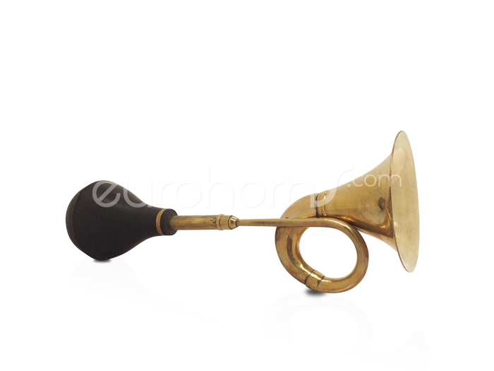 Brass Taxi Horn with Rubber Bulb - Eurohorns